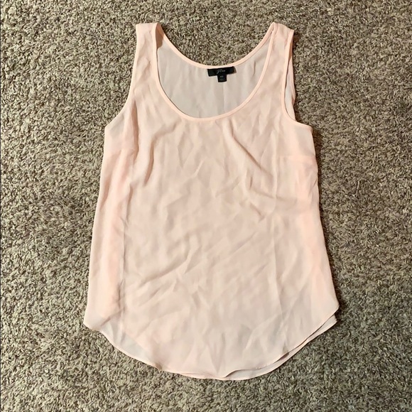 Women’s J Crew Pink Tank Top - Picture 1 of 3